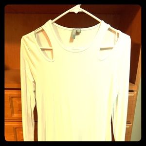 ASOS white long sleeve dress